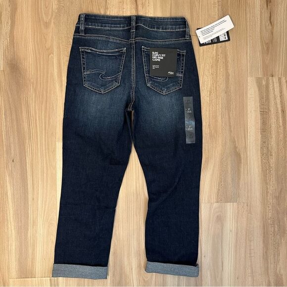 Silver Jean Co NWT Suki Mid Rise Capri - Picture 3 of 8